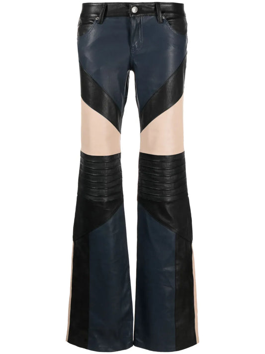 Paulin Panelled Flared Trousers