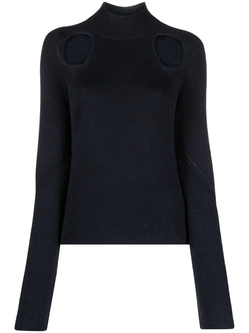 Micky Cut-Out Merino-Wool Jumper