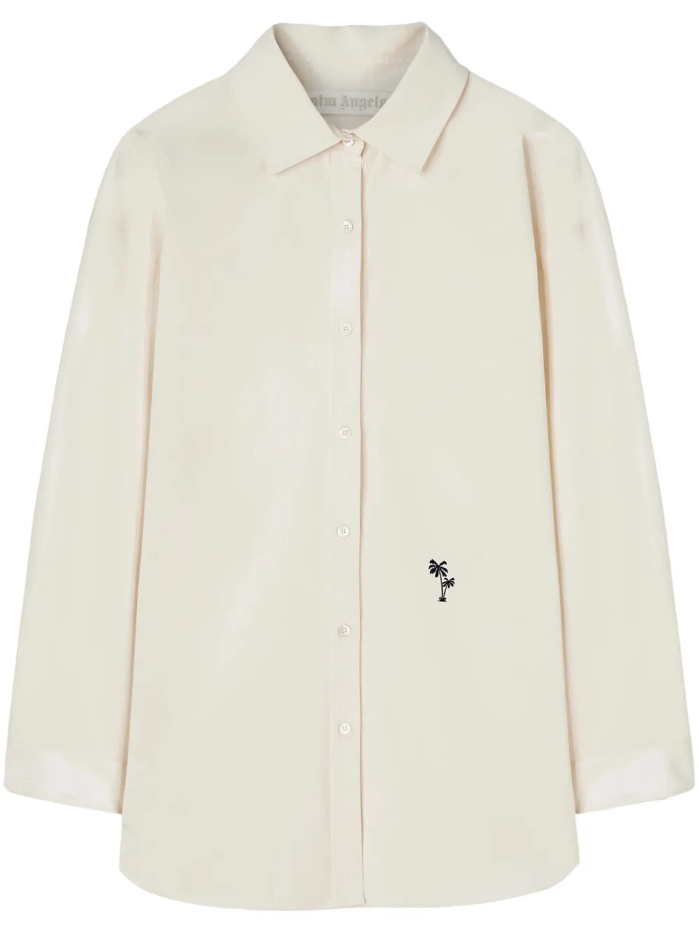 Palms-Embroidered Poplin Shirt
