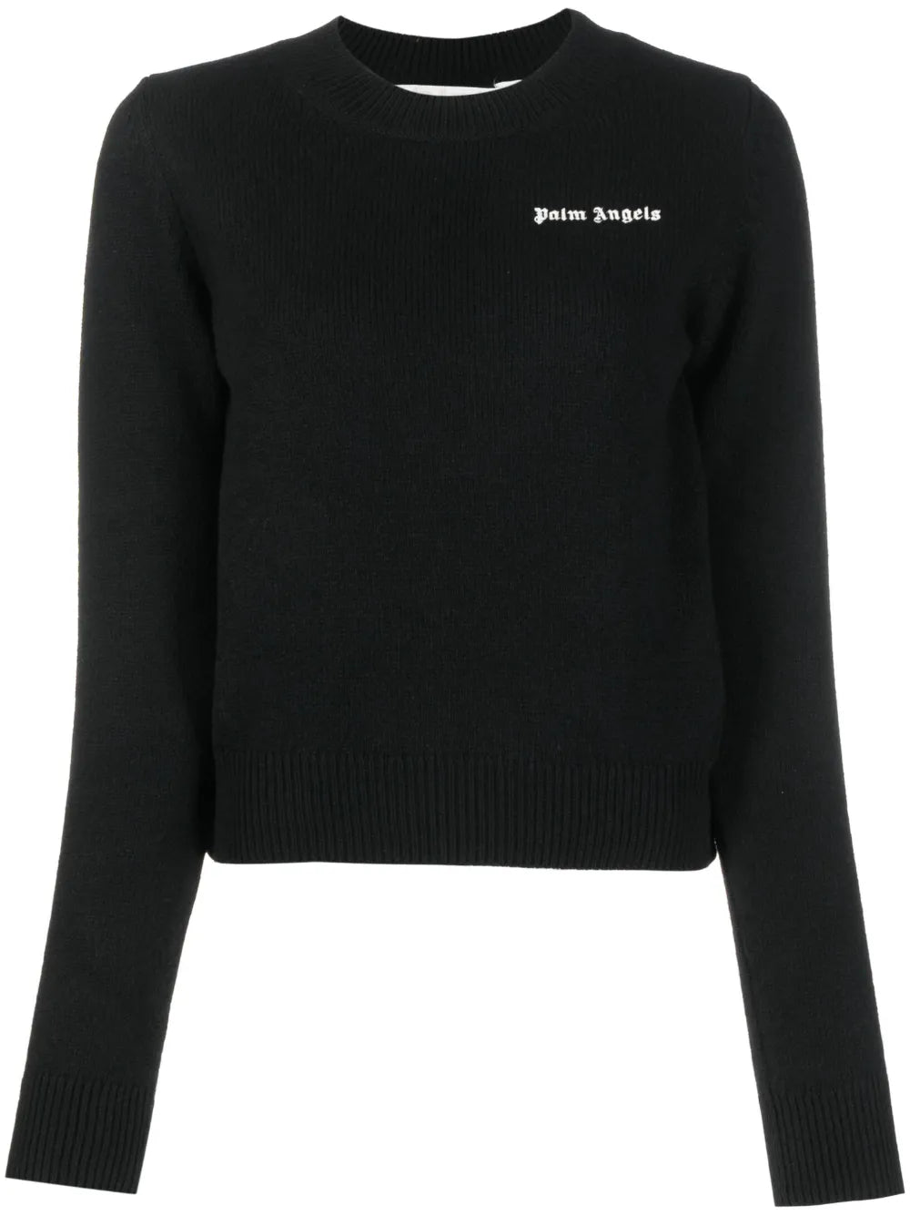 Logo-Embroidered Ribbed-Knit Jumper