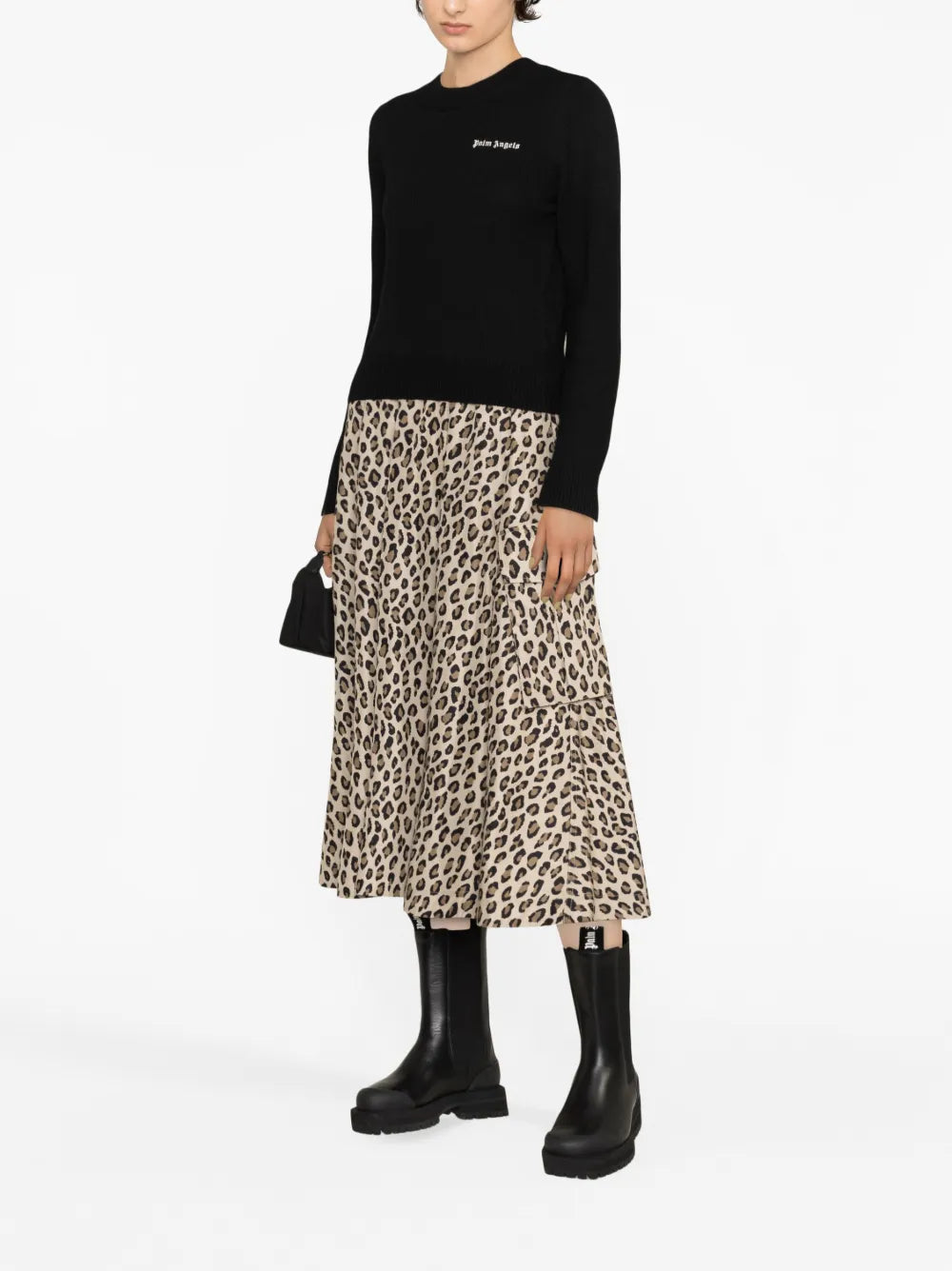 Logo-Embroidered Ribbed-Knit Jumper