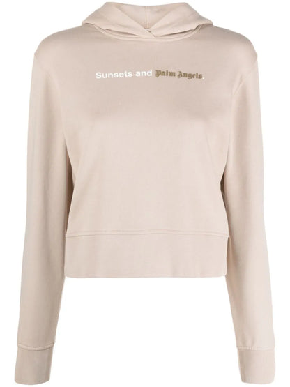 Logo-Print Cotton Hoodie