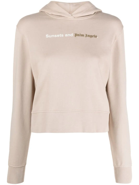 Logo-Print Cotton Hoodie