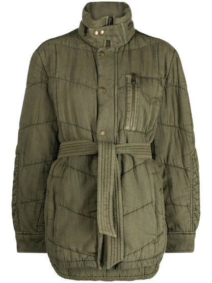 Kalice Belted Quilted Jacket