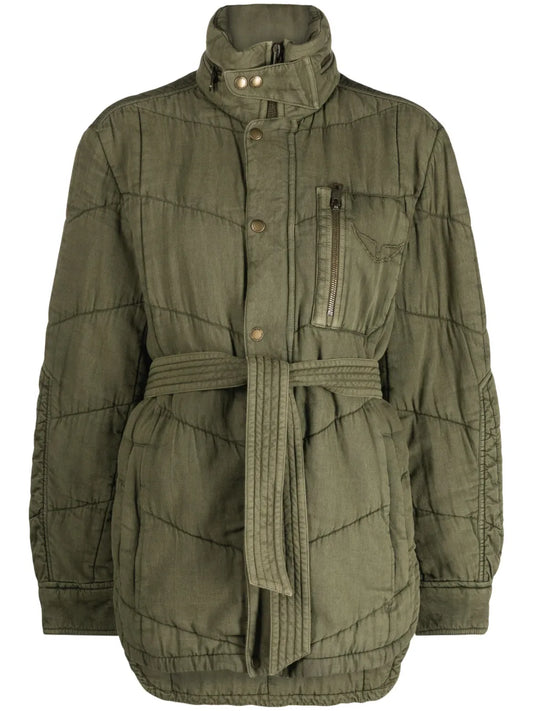 Kalice Belted Quilted Jacket