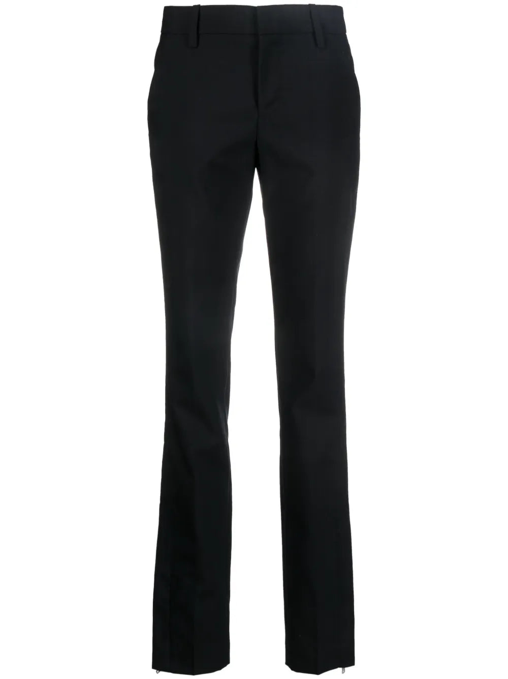 Prune Tailored-Cut Trousers