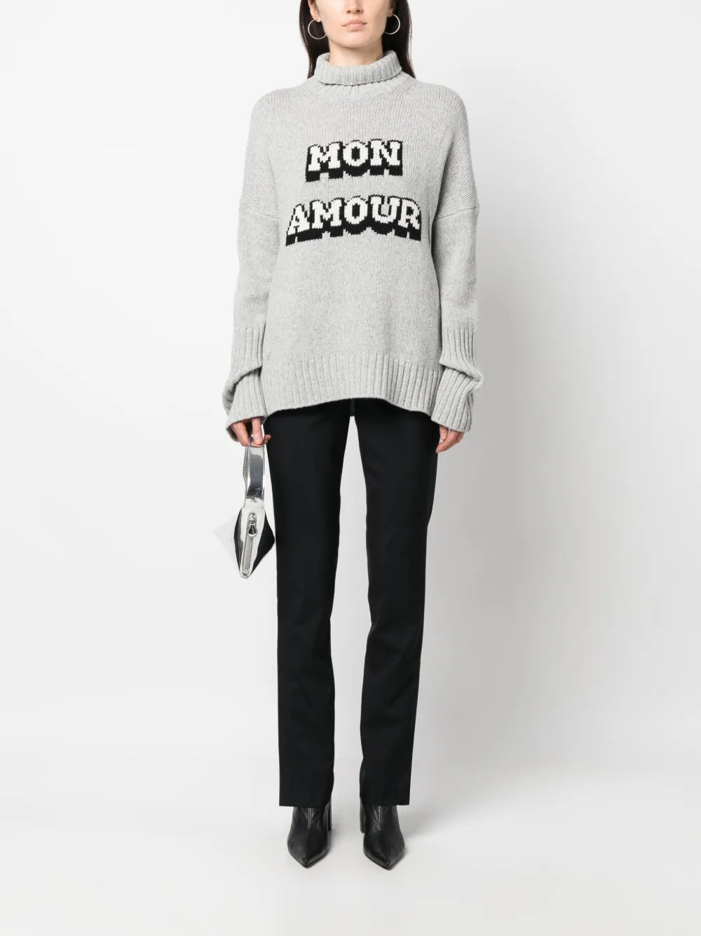 Prune Tailored-Cut Trousers