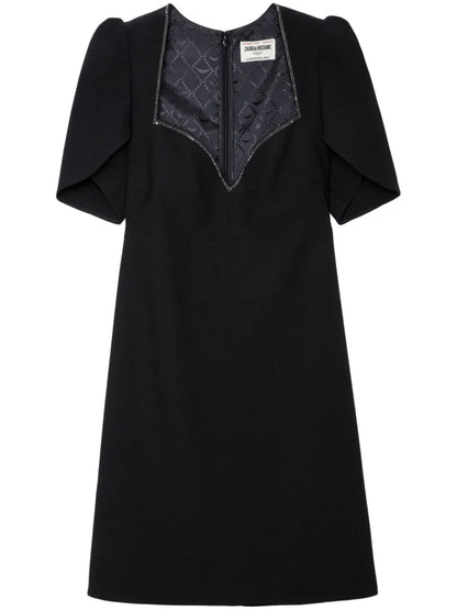 Roxelle Crystal-Embellished Minidress