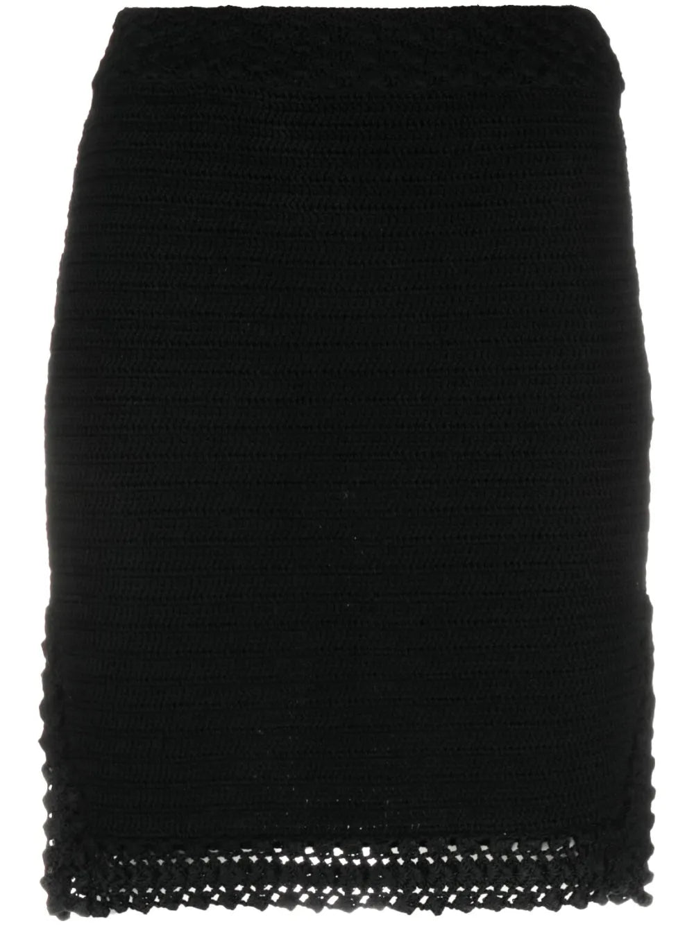 Crochet-Knit Organic-Cotton Skirt