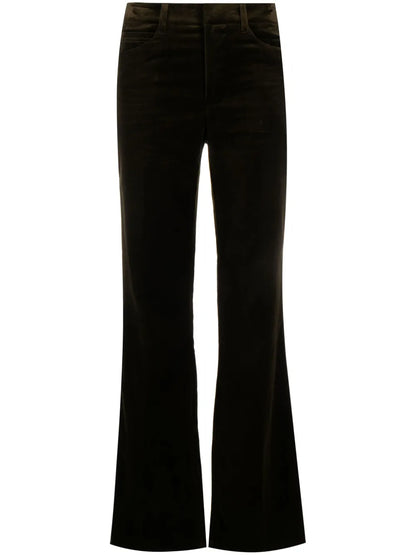 Pistol Flared Velvet Trousers
