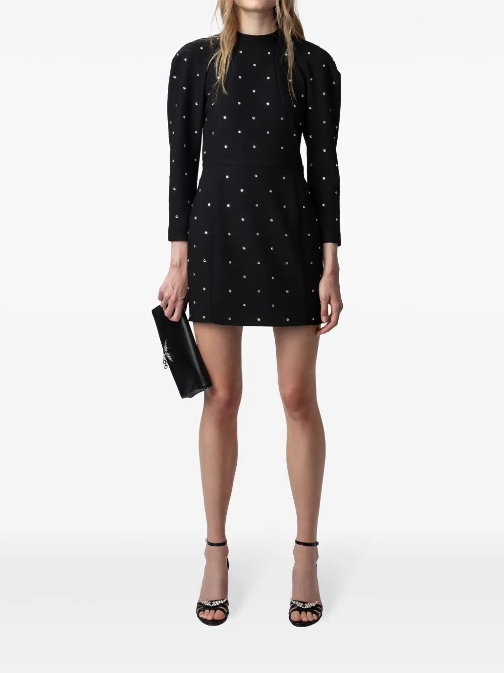 Racia Crystal-Embellished Minidress