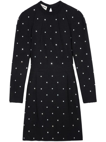 Racia Crystal-Embellished Minidress