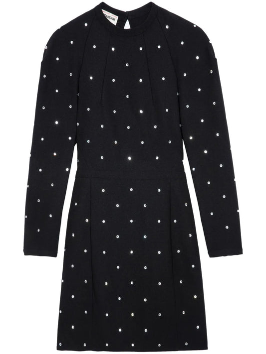 Racia Crystal-Embellished Minidress