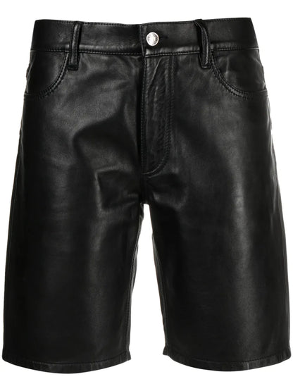Leather Bermuda Shorts