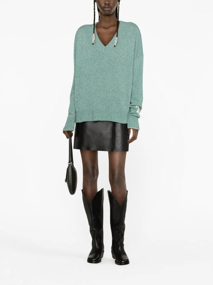 Rosy Cashmere-Blend Jumper
