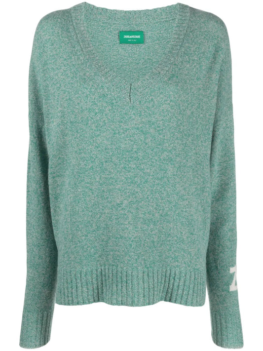 Rosy Cashmere-Blend Jumper