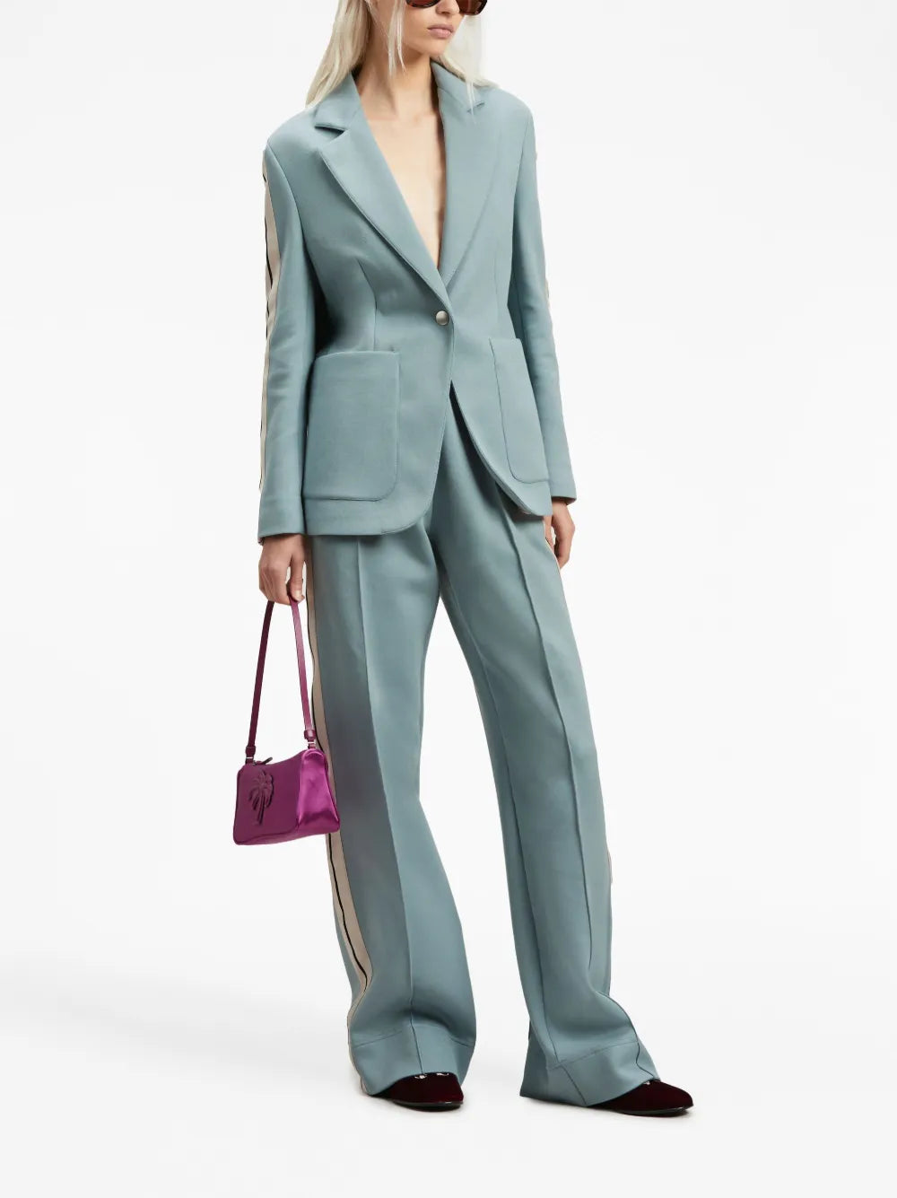Loose-Fit Cotton Track Pants