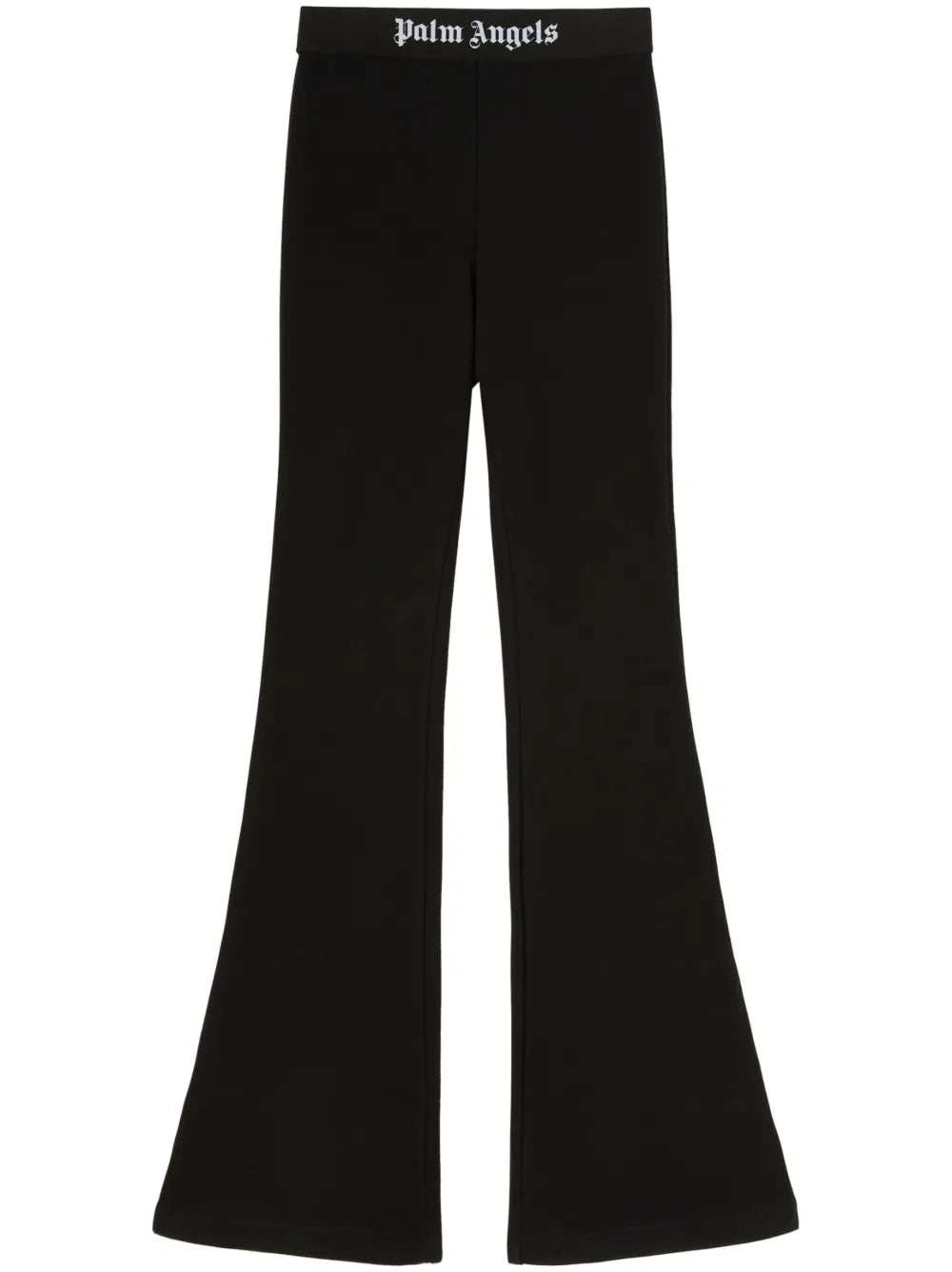 Logo-Tape Cotton Flared Leggings