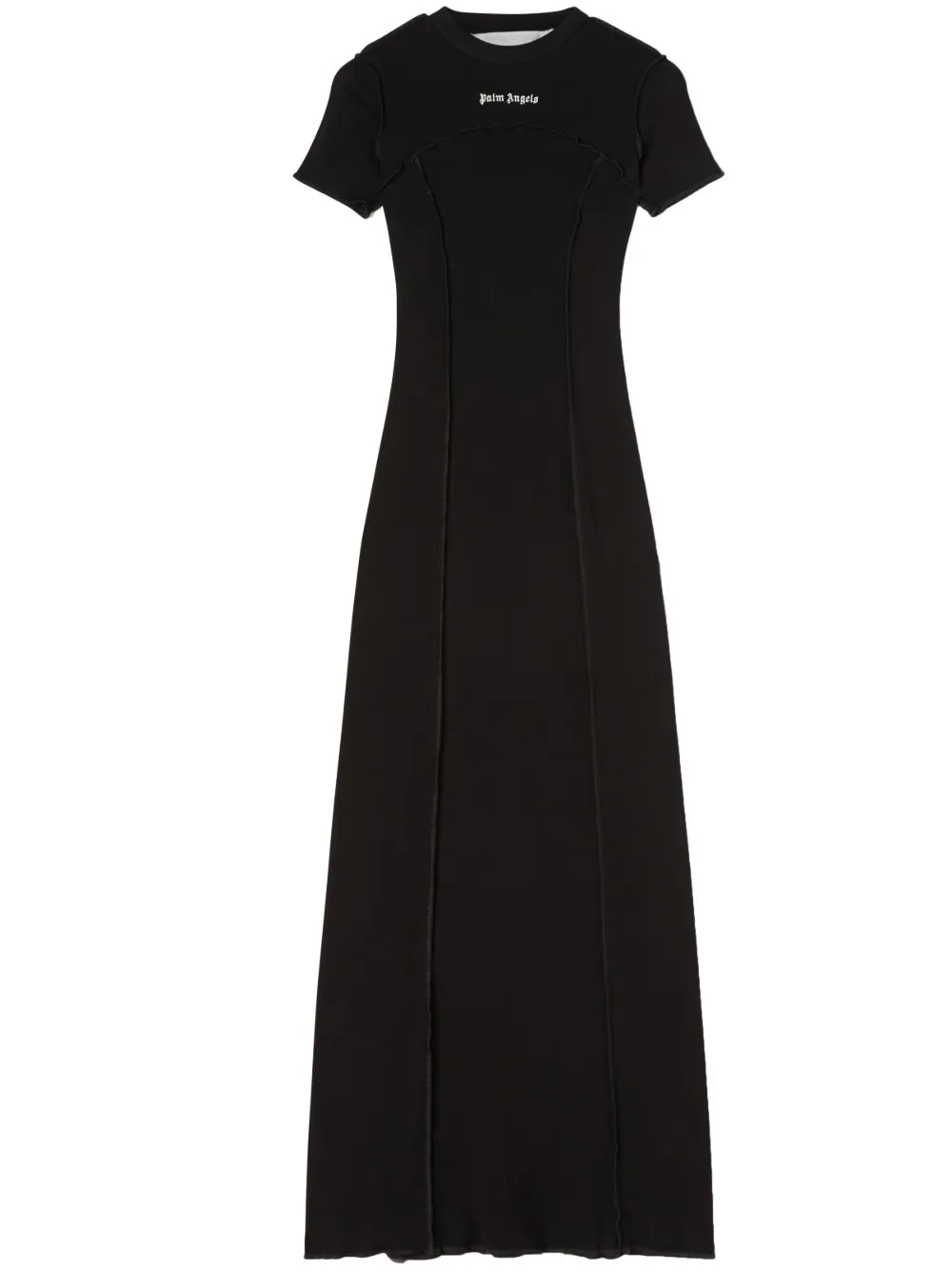 Logo-Embroidered Knitted Maxi Dress