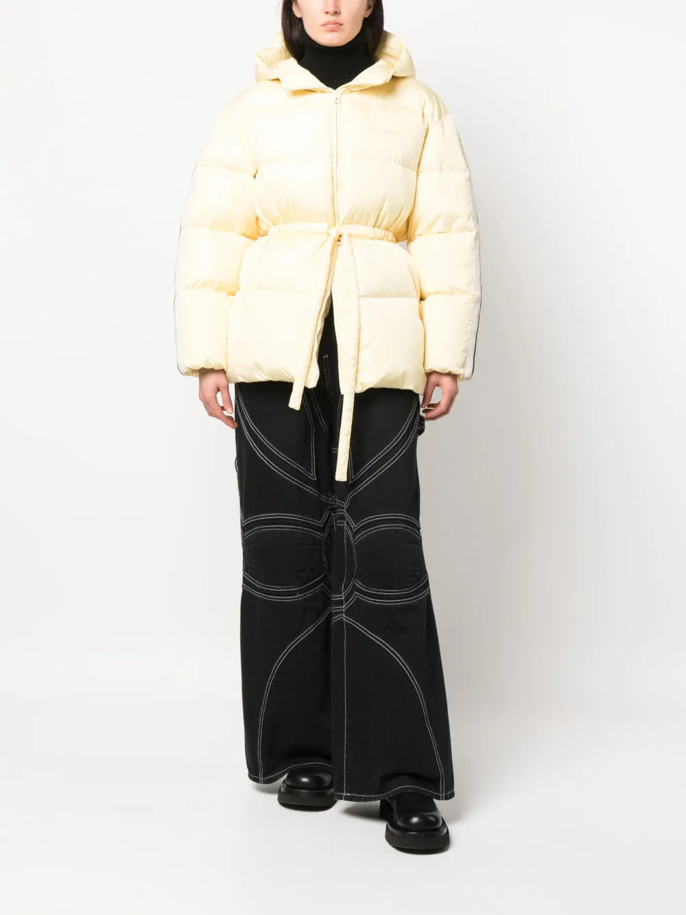 Side-Stripe Puffer Jacket