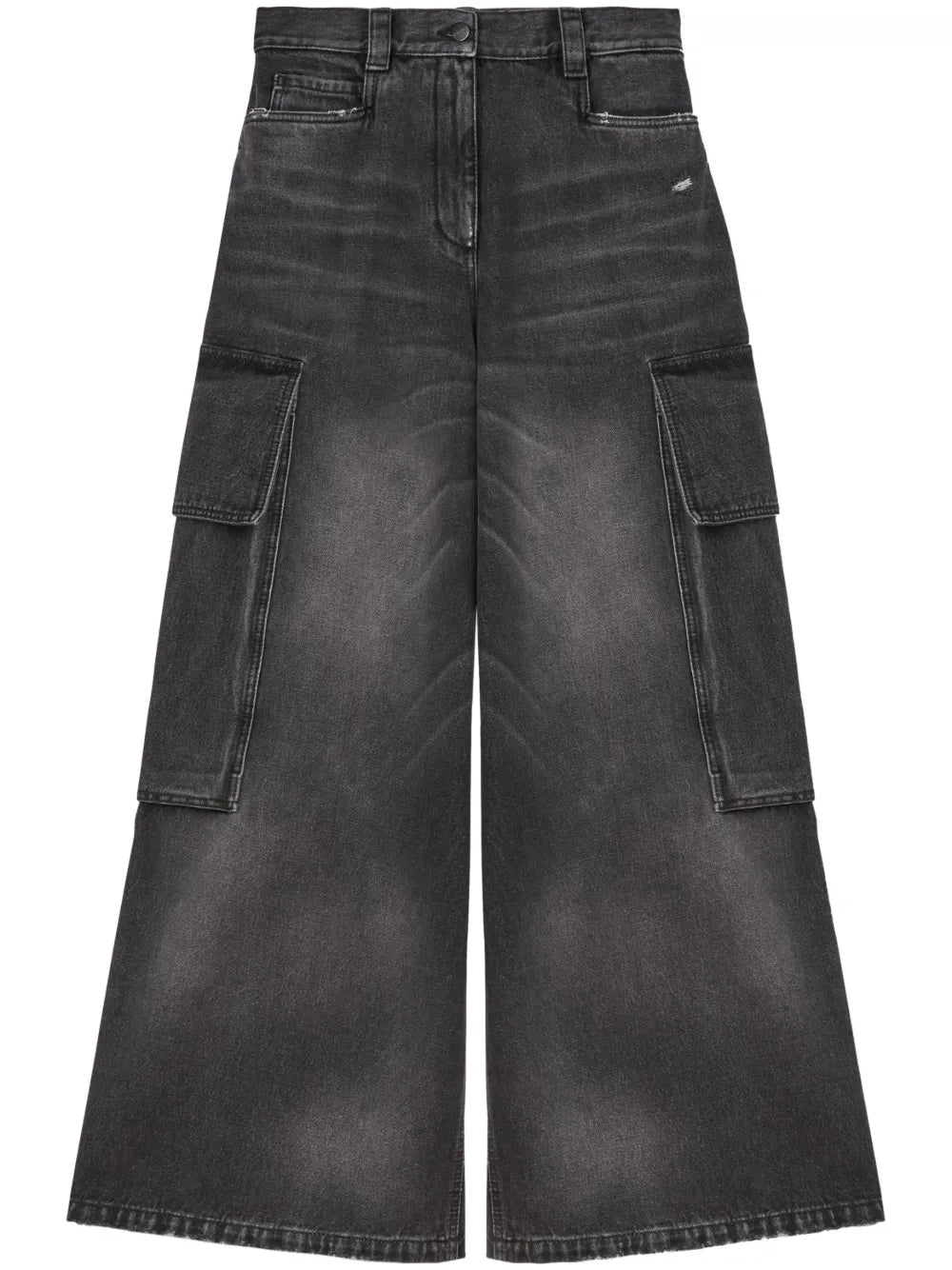 Low-Rise Wide-Leg Jeans