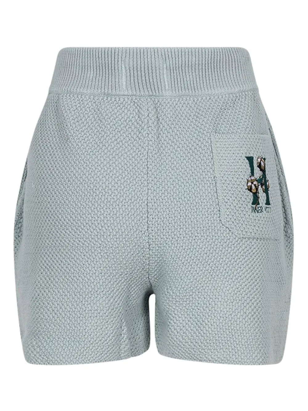 Logo-Embroidered Knitted Shorts