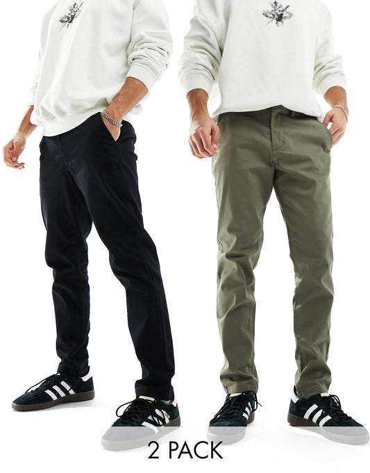 Intelligence 2 Pack Slim Tapered Chino