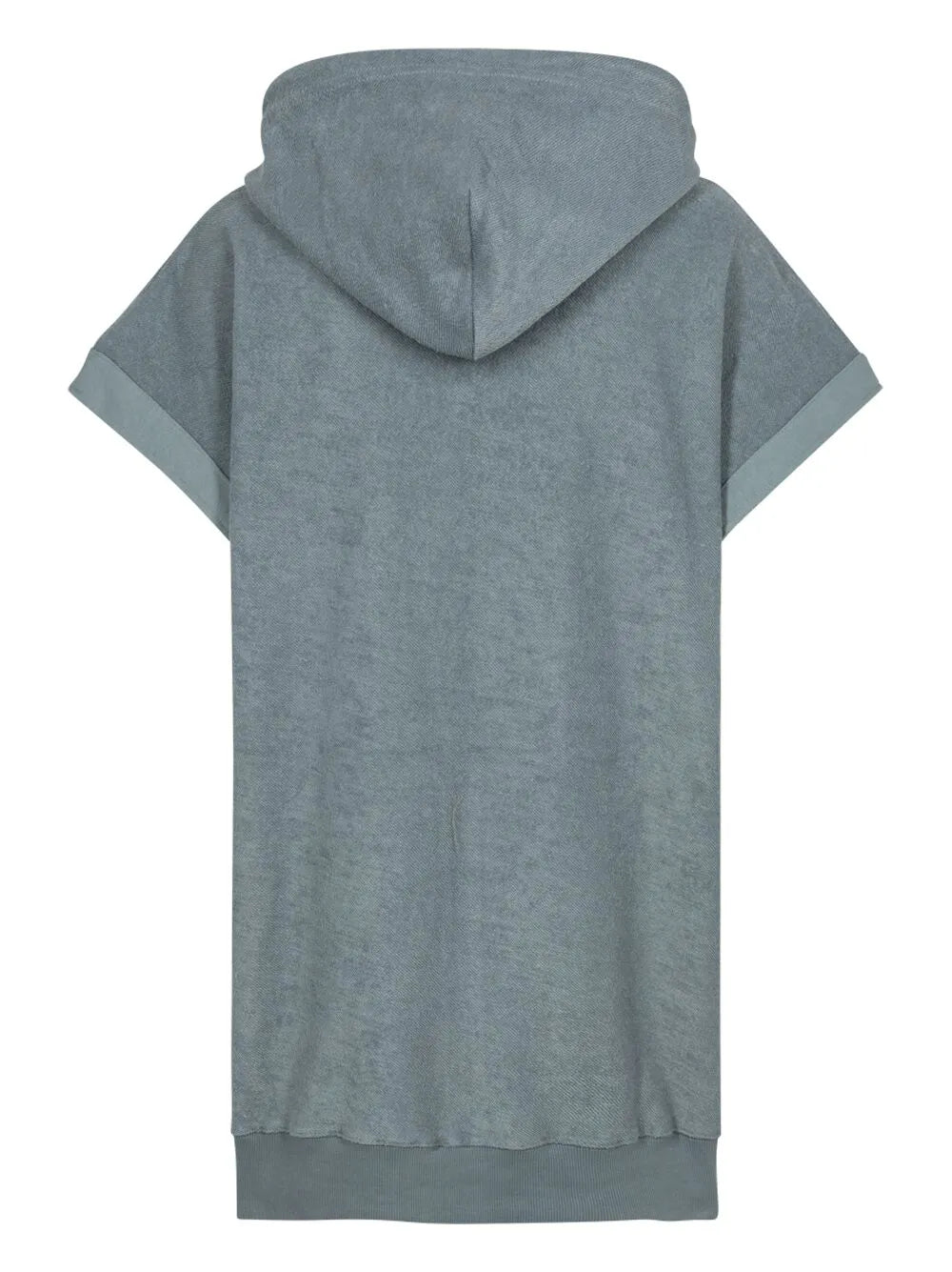 Labor Zip-Up Short-Sleeve Hoodie