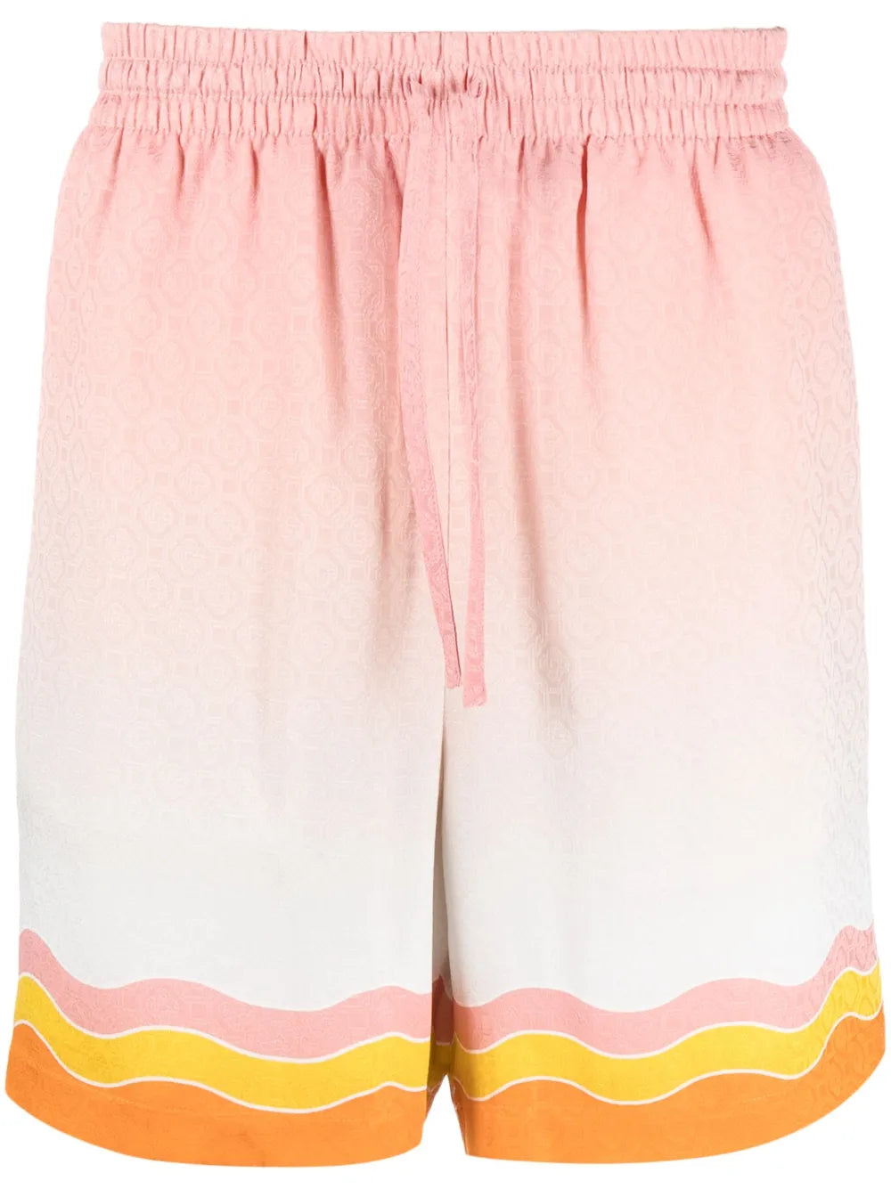 Rainbow Monogram Silk Shorts