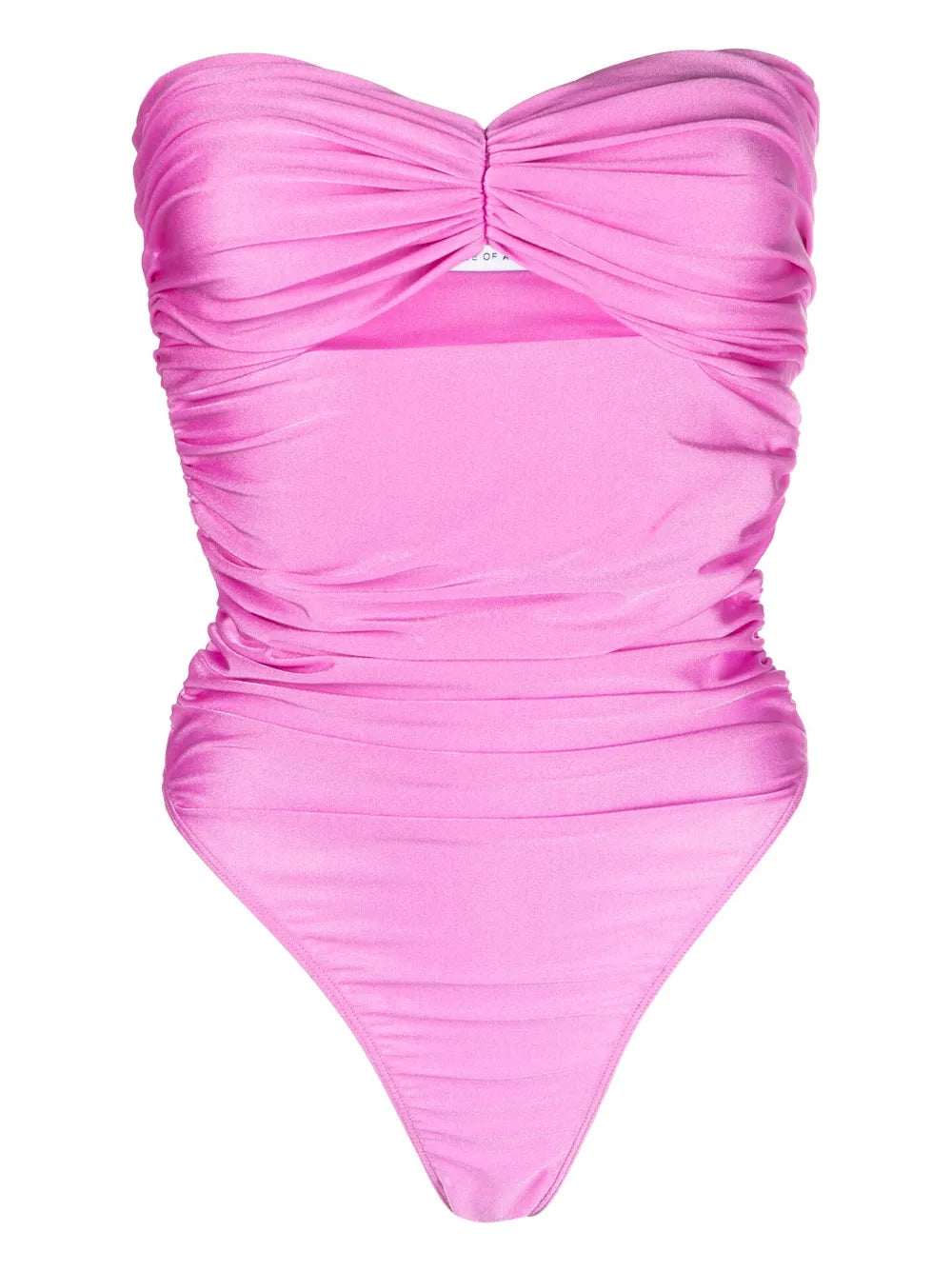 Ruched-Effect Strapless Swimsuit