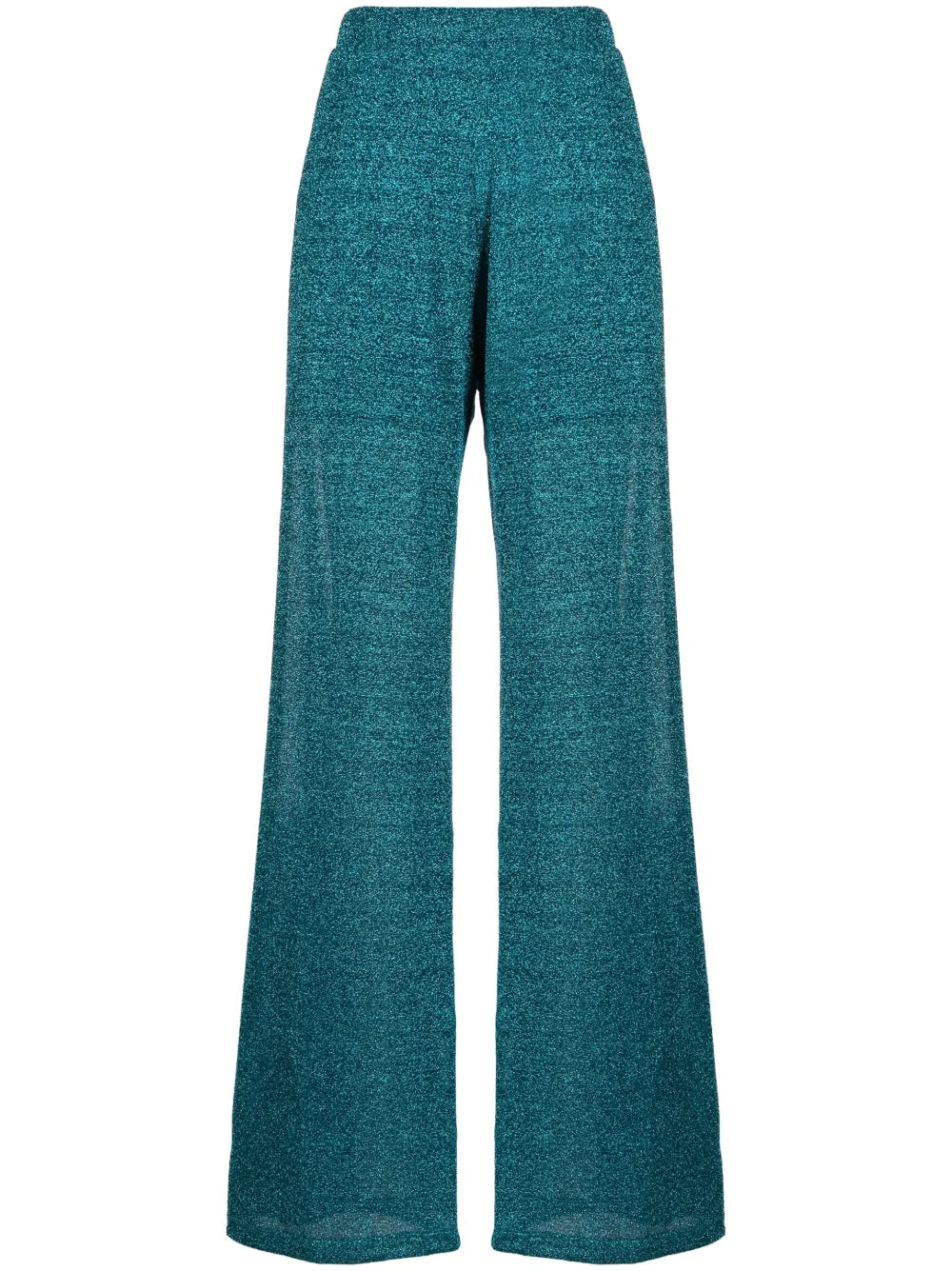 Lurex Wide-Leg Trousers