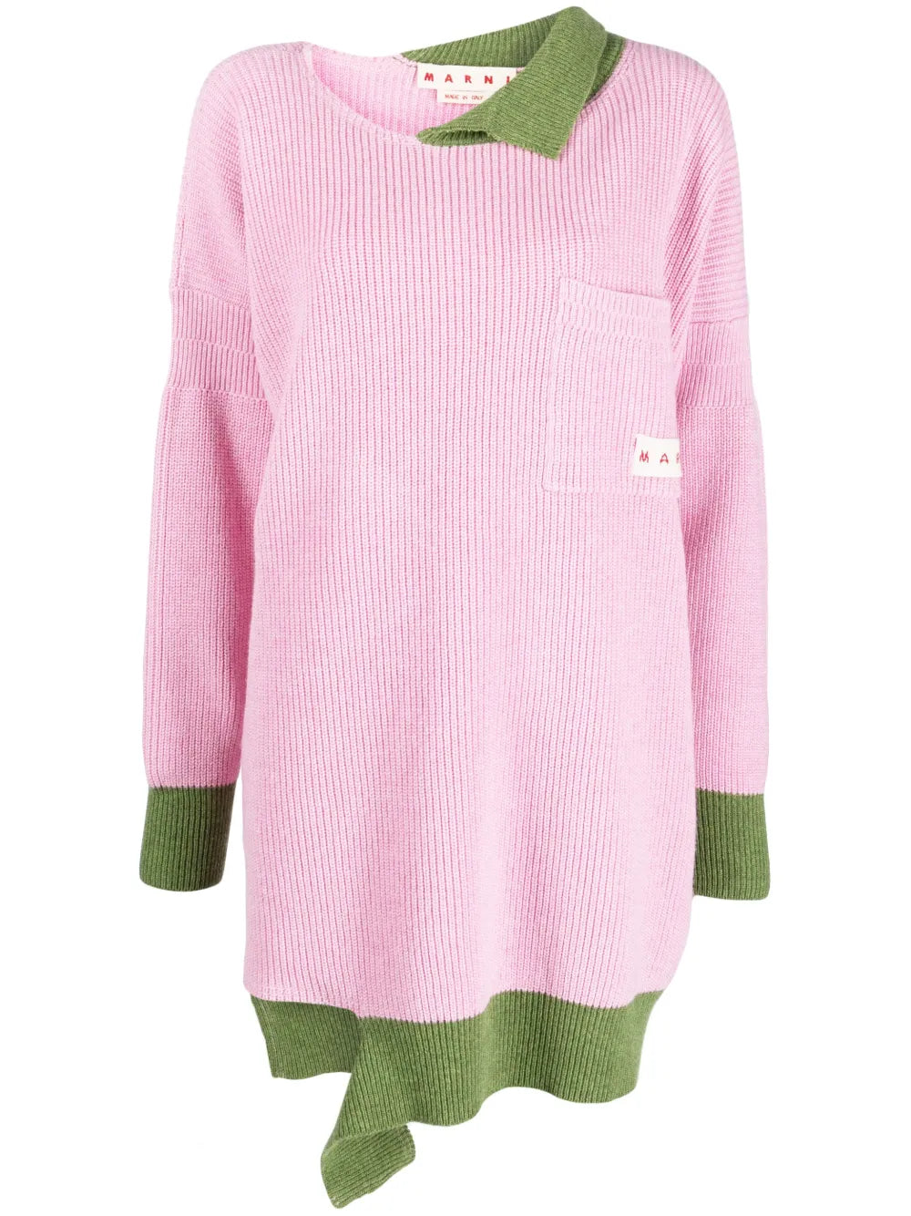 Shetland Asymmetric Jumper