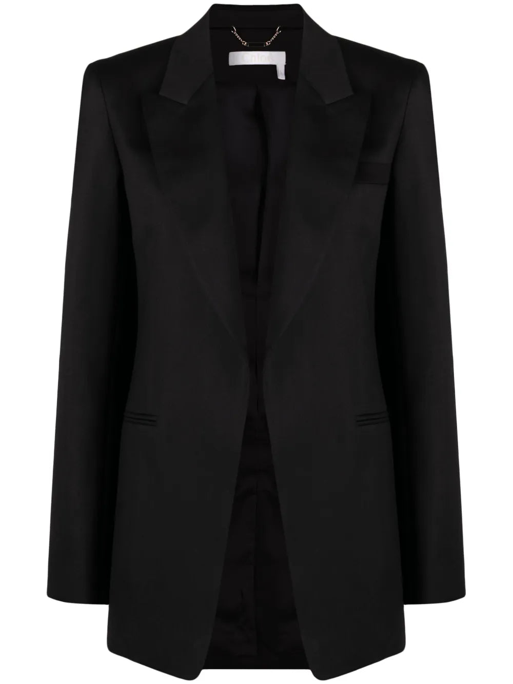 Single-Breasted Tuxedo Blazer