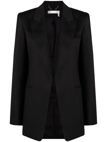 Single-Breasted Tuxedo Blazer