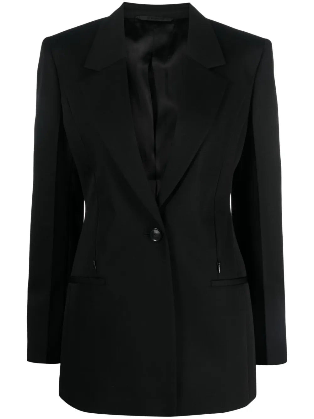 Single-Breasted Cape Blazer