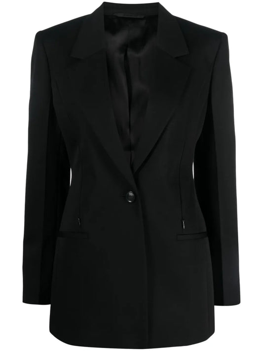 Single-Breasted Cape Blazer