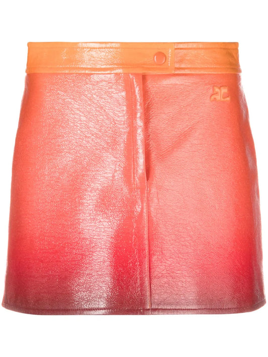 Iconic Vinyl Miniskirt