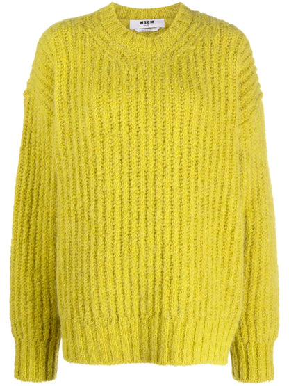 Chunky-Knit Crew-Neck Jumper