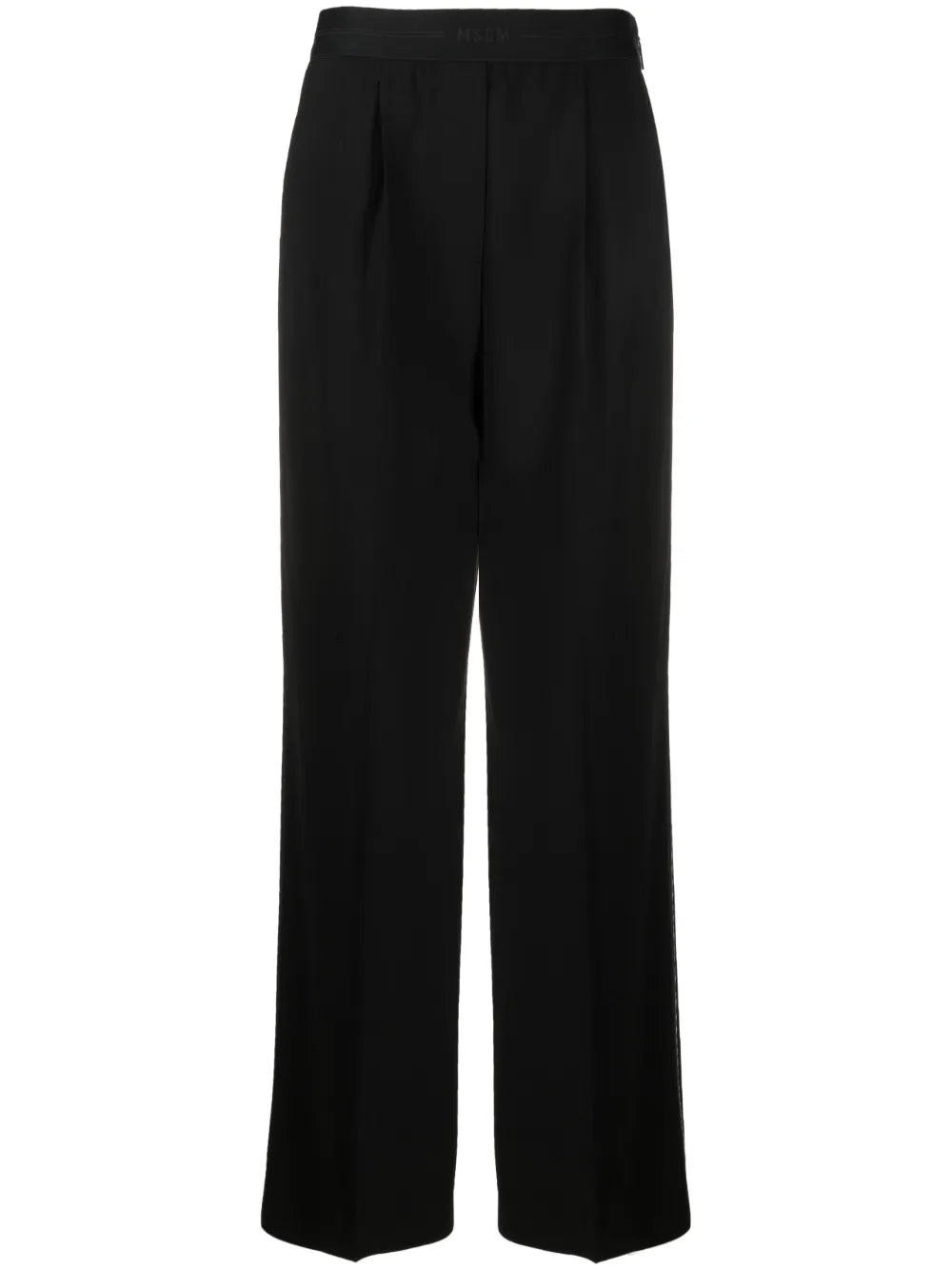 Wide-Leg Tailored Trousers