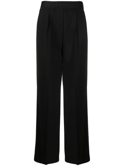 Wide-Leg Tailored Trousers