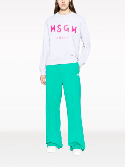 Logo-Print Cotton Track Pants