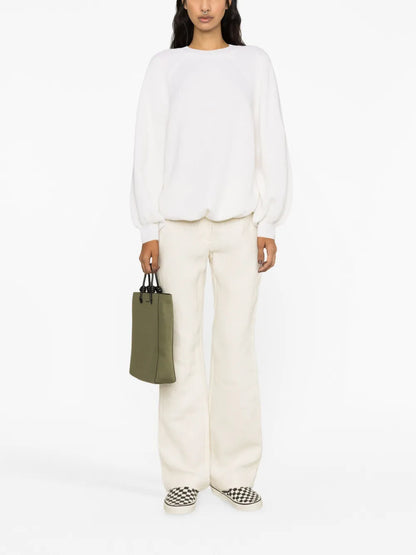 Puffball Ribbed-Knit Jumper