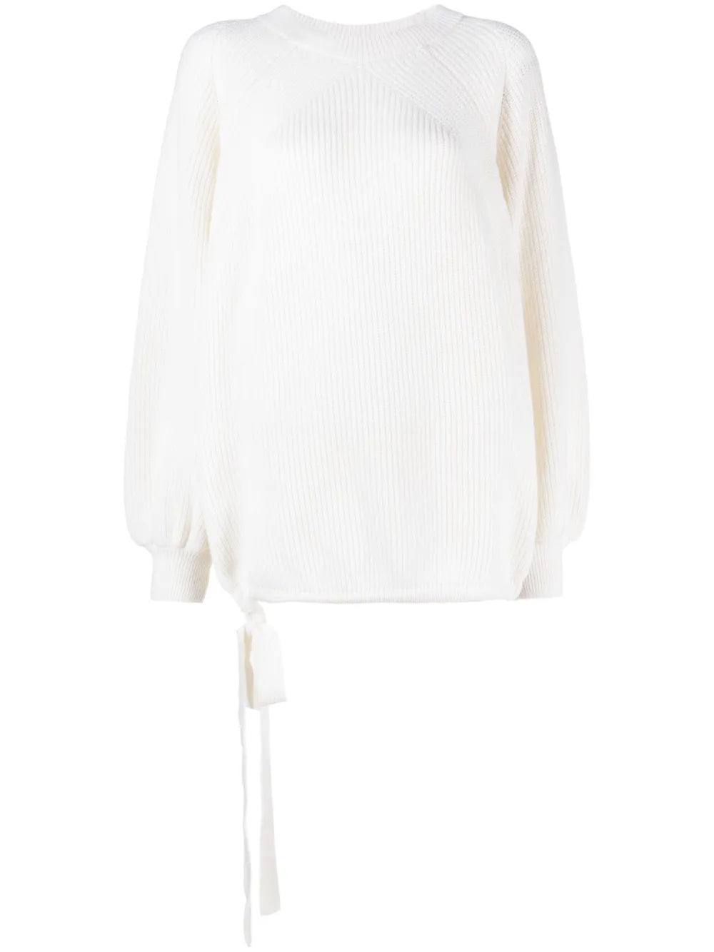 Puffball Ribbed-Knit Jumper