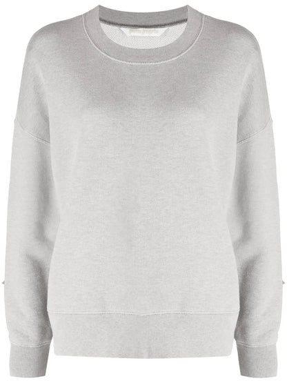 Logo-Print Star-Patch Cotton Sweatshirt