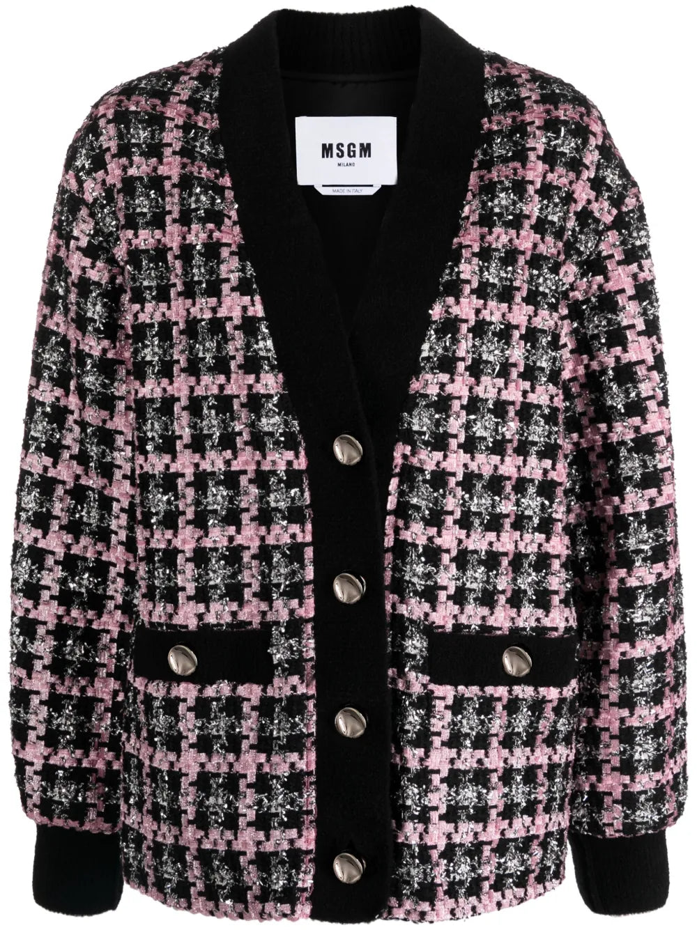 Single-Breasted Tweed Jacket