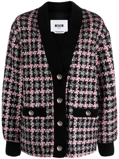 Single-Breasted Tweed Jacket