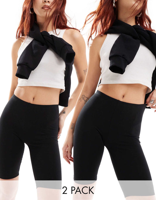 2 Pack Legging Short