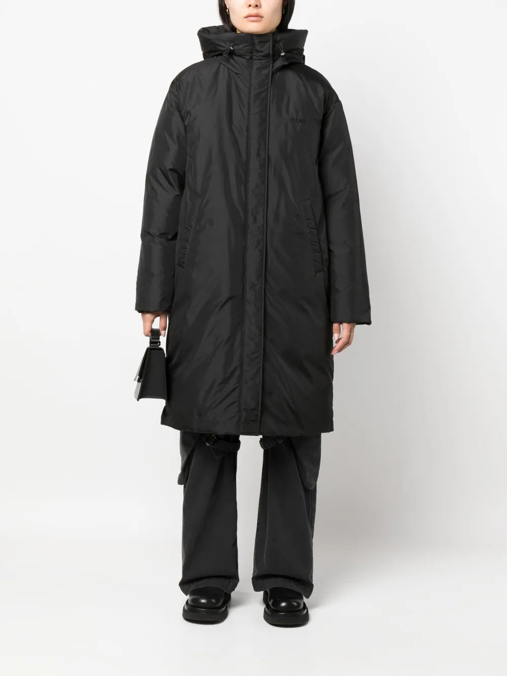 Oversized Hooded Down Coat