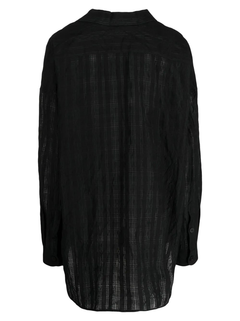 Semi-Sheer Long-Sleeve Shirt