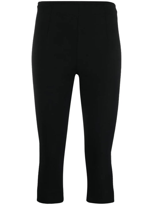 Cropped Crepe Leggings
